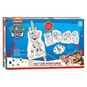 Kit Pintura Patrulha Canina MDF - Nig