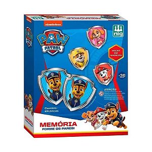 Jogo da Memória Patrulha Canina MDF - Nig