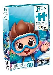 Quebra Cabeça Expedição Submarina 80 PCS - Pais e Filhos