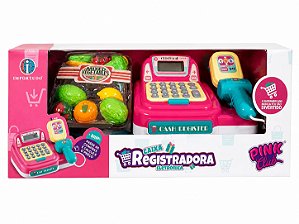 Caixa Registradora Eletronica Pink Club - Importudo