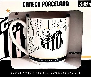 Caneca Porcelana Santos 300ml - Brasfoot