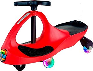 Gira Gira Car Vermelho com Luz ec - Fenix Brinquedos