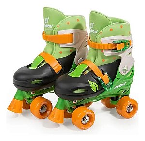Patins 4 Rodas Verde 30/33 - Fenix Brinquedos