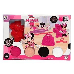 Kit Massinhas Acessorios Minnie Disney - Cotiplas
