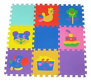 Tapete Tatame Infantil 9pc - Mingone