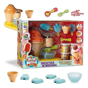 Diver Massa Sorveteria Maquina de Massinha - Divertoys