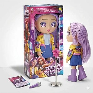 Boneca Teens K Pop Singer Roxo - Divertoys