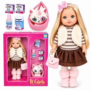 Boneca Colecao It Girls Pet Cat - Brinquedos Anjo