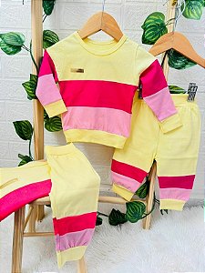 Conjunto Moletinho Listras