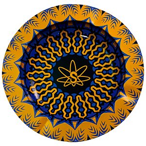 Cinzeiro Redondo De Metal Sadhu - Roxo