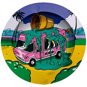 Cinzeiro Redondo De Metal Sadhu - Carrinho de Sorvete