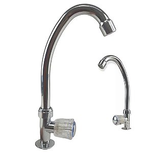 Torneira Pia Cuba Banheiro Restaurante Bar Areador Casa Lavatorio Lavabo Bancada Mesa