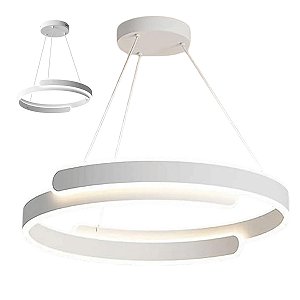 Lustre Pendente Plafom 3 wm 1 LED Luminaria Luxo Decoraçao Residencial Comercial Ambiente Moderno