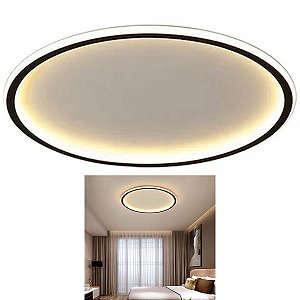 Luminaria Paflon Led 3 Tons Iluminaçao Teto Decoraçao Sala Estar Casa Loja Comercio Quarto Empresa