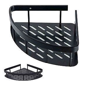 Suporte de Canto Prateleira Banheiro Box Shampoo Condicionador Sabonete Cozinha Casa Lavanderia Multiuso Organizaçao