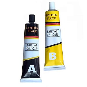 Super Cola Epoxi Reparo Aço Aluminio Metal Vazamento Rachadura Resistente Secagem Rapida Obra Reparo
