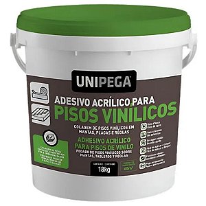 Cola de Piso Vinilico 18Kg Adesivo Acrilico Balde Profissional Construçao