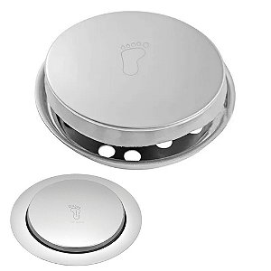 Ralo Click Inteligente 10x10 Inox Anti Odor Anti Inseto Casa Banheiro Lavabo Higienico Resistente Seguro