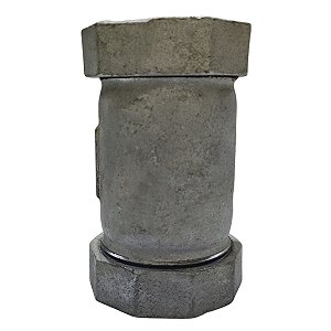 Luva 1 1/2 Polegadas Glvanizada Tupypress Vedaçao Conexao Tubo Encanamento