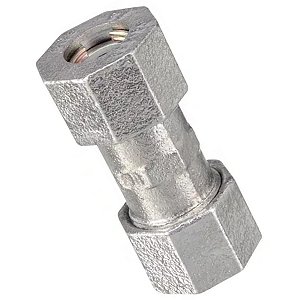 Luva Galvanizada 1 1/4 Polegadas Tupy Vedaçao Conexao tubos De Aço Polietileno Construçao Obra Hidraulica