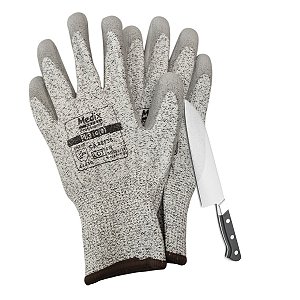 Par Luva Anticorte G CA48856 Maxima Proteçao EPI Resistente Segurança Açougue Obra Construçao Cozinha Construçao