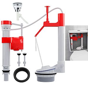 Mecanismo Reparo Caixa Acoplada Vaso Assento Sanitario Tanque Descarga Banheiro Acessorio Higienico Lavabo Casa