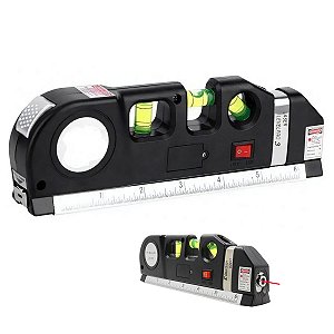 Trena Medidor a Laser Nivelador 3 Linhas Regua Obra Construçao Alta Precisao Profissional Eficiente