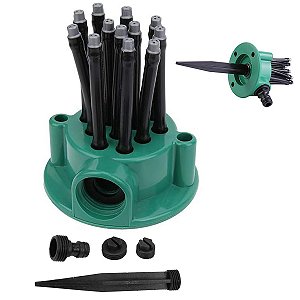 Aspersor Pulverizador  360 Graus Irrigaçao Jardim Mangueira Quintal Plantaçao Rega Canteiro Horta Gramado Sprinkler