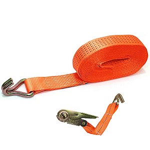 Cinta de Elevaçao 6 Metros com Catraca Amarraçao Carga Gancho Transporte Armazenamento Construçao Obra Mudança