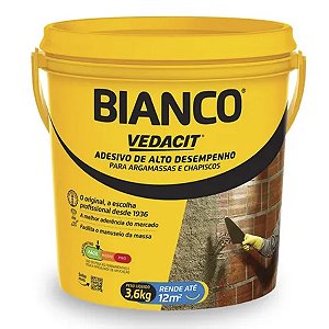 Adesivo Aditivo Argamassa Chapisco 3,6 Litros Alto Desempenho Obra Construçao Rendimento