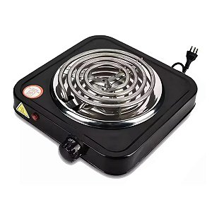 Fogao Eletrico Cooktop Portatil 1000w Fogareiro 1 Boca Mesa Cozinha 5 Temperaturas Ajustaveis Acampamento
