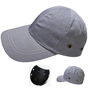 Bone com Capacete Obra EPI Construçao Reparo Conserto Oficina Casquete Segurança Proteçao Resistente