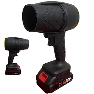 Soprador Turbo Fan 32000 RPM Potente Bateria Recarregavel Casa Jardim Quintal Poeira Detrito Folha Sujeira Limpeza