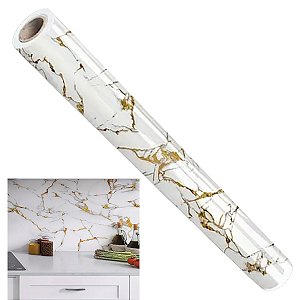 Papel de Parede Adesivo Autocolante Marmore Reforma Reparo Obra Construçao Cozinha Banheira Envelopamento Bancada Mesa