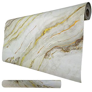 Papel de Parede Adesivo Autocolante Marmore Obra Reforma Reparo Envelopamento Moveis Casa Decoraçao