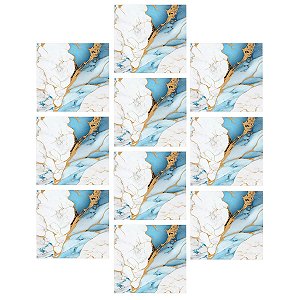 Placa Adesiva Marmore 3D Kit 10 uni Papel de Parede Autocolante Obra Reforma Casa Cozinha Banheiro Moderno Decoraçao