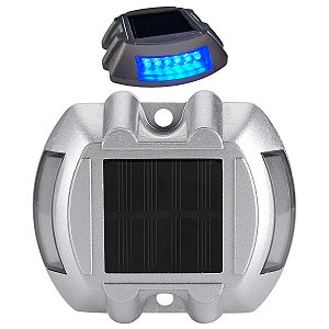 Tacha Solar Sinalizador Viario Olho De Gato Segurança Rodovia Estrada Avenida Obra Sinalizaçao Iluminaçao Segurança