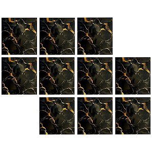 Placa Adesiva Marmore 3D Kit 10 uni Obra Reforma Sala Escritorio Recepçao Papel de Parede Autocolante