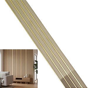 Placa Painel Parede Ripado Decoraçao Flexivel Sala Estar Quarto Casa Loja Comercio Recepçao Consultorio Destaque