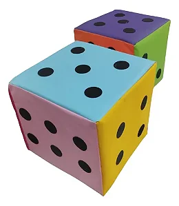 Dado De Espuma Mimos Pedagógicos Cubo 6 Lados 20 Cm