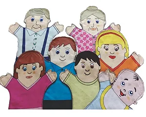 Fantoche Da Família Branca