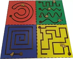 Brinquedo Pedagógico - Conjunto De Painéis Psicomotores