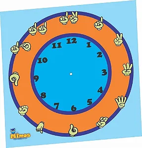 Relógio Educativo Em Libras