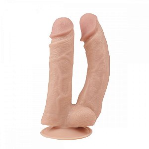 Prótese Dupla com Ventosa e Escroto