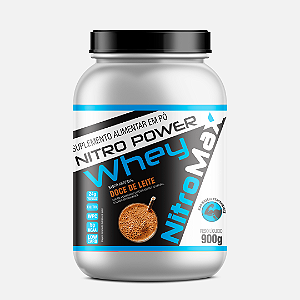 Whey Protein Concentrado Pote Nitro Power 900g - Nitromax