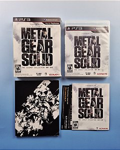 Metal Gear Solid: The Legacy Collection PS3 (Completo + Slipcase + Artbook)