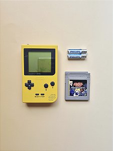 Game Boy Pocket Amarelo + Cartucho Yu-Gi-Oh! Duel Monsters JPN