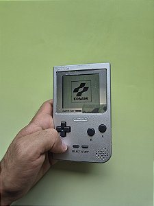 Nintendo Game Boy Pocket Silver + Jogo Mídia Física + Tela Ips + Pilhas