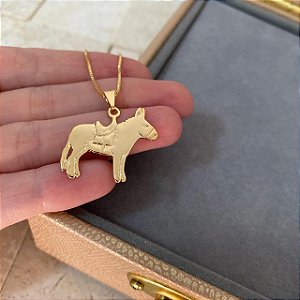 Colar Feminino Mula Banhado a Ouro 18K