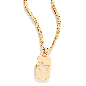 Colar Masculino Rodeio com Cordão 3x1 Banhado a Ouro 18K